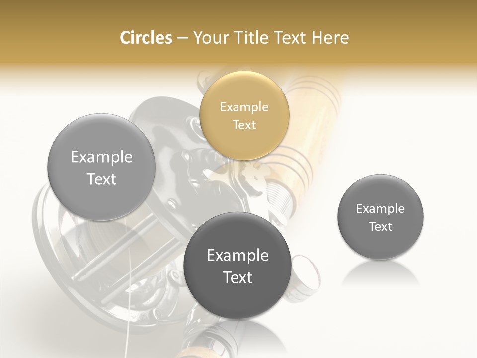 Saltwater Rod And Reel For Fishing Big Water PowerPoint Template