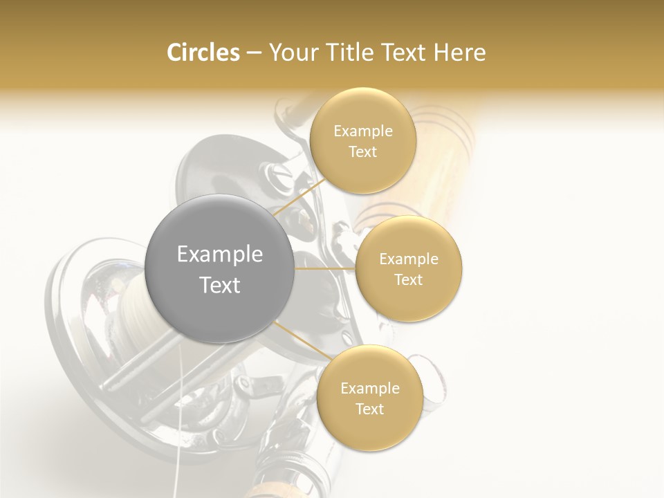 Saltwater Rod And Reel For Fishing Big Water PowerPoint Template