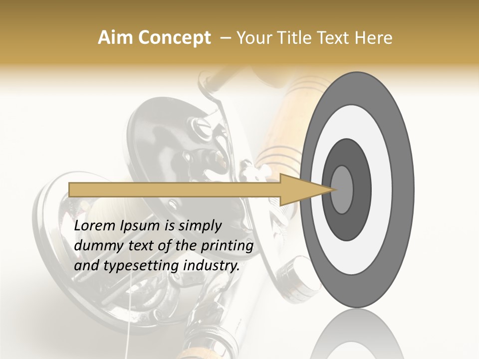 Saltwater Rod And Reel For Fishing Big Water PowerPoint Template