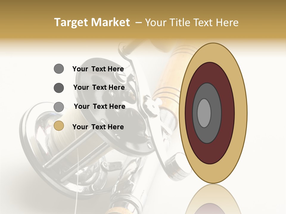 Saltwater Rod And Reel For Fishing Big Water PowerPoint Template