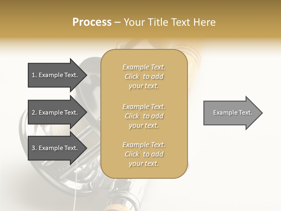 Saltwater Rod And Reel For Fishing Big Water PowerPoint Template