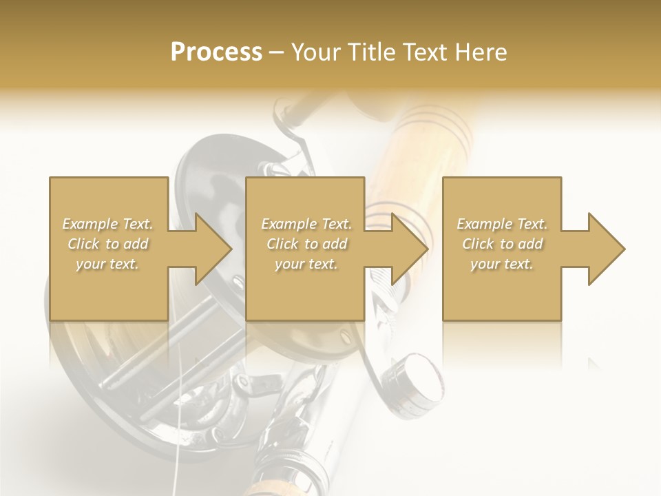 Saltwater Rod And Reel For Fishing Big Water PowerPoint Template