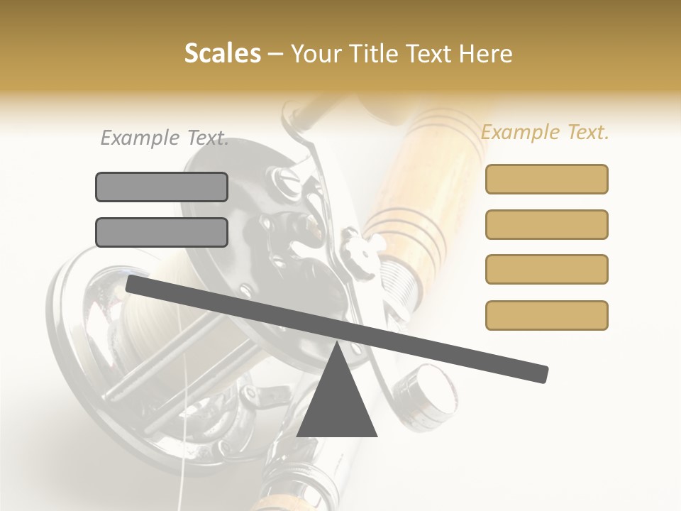 Saltwater Rod And Reel For Fishing Big Water PowerPoint Template