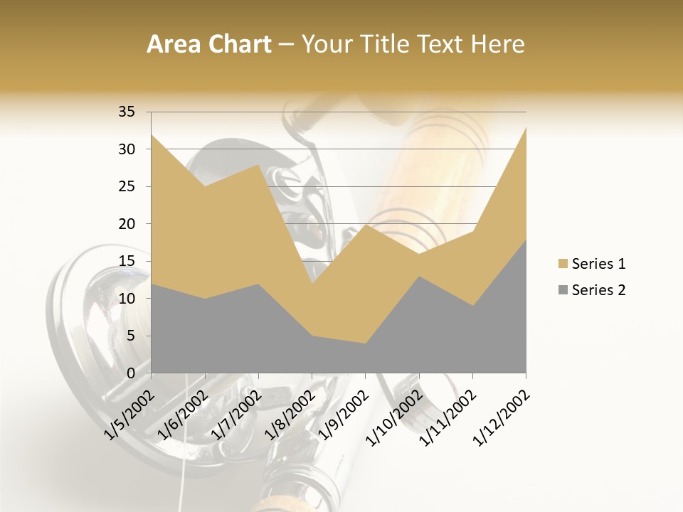 Saltwater Rod And Reel For Fishing Big Water PowerPoint Template