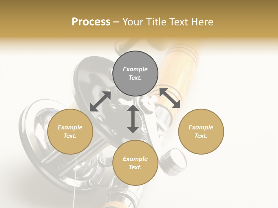 Saltwater Rod And Reel For Fishing Big Water PowerPoint Template