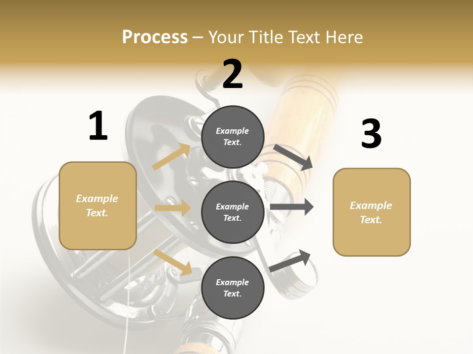 Saltwater Rod And Reel For Fishing Big Water PowerPoint Template