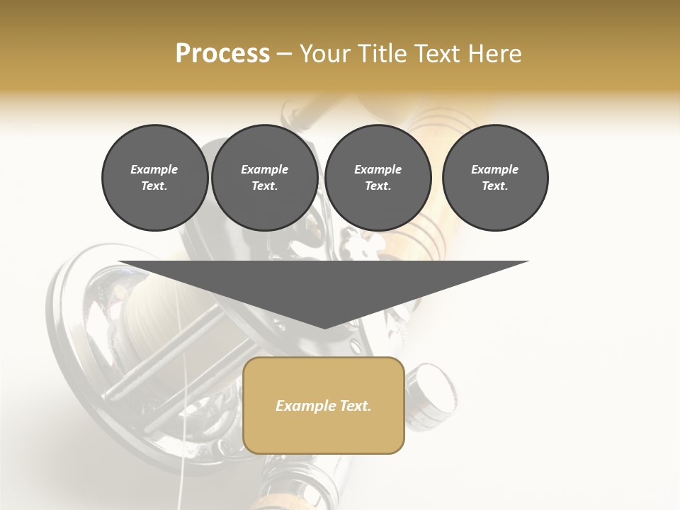 Saltwater Rod And Reel For Fishing Big Water PowerPoint Template