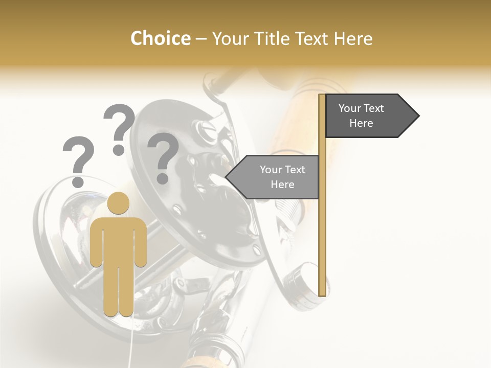 Saltwater Rod And Reel For Fishing Big Water PowerPoint Template