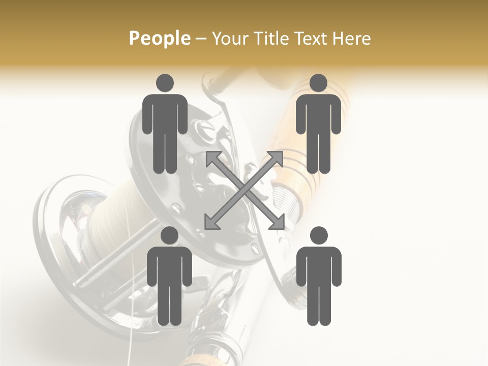 Saltwater Rod And Reel For Fishing Big Water PowerPoint Template