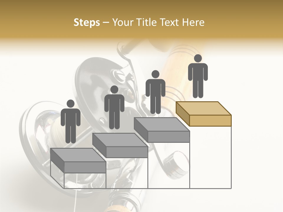 Saltwater Rod And Reel For Fishing Big Water PowerPoint Template