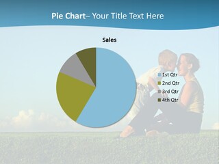 Mother With Son On Sundown Kiss By Nose PowerPoint Template