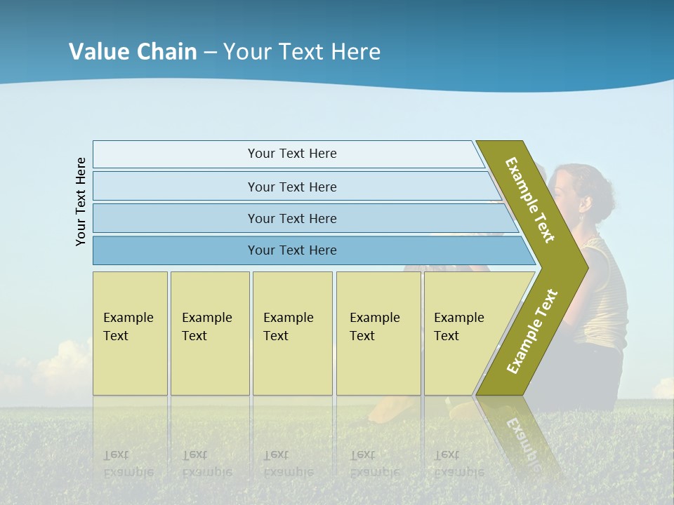 Mother With Son On Sundown Kiss By Nose PowerPoint Template