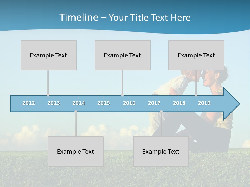 Mother With Son On Sundown Kiss By Nose PowerPoint Template
