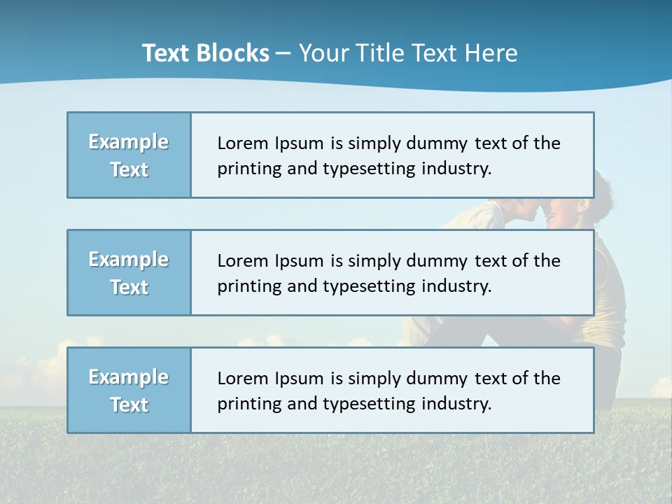 Mother With Son On Sundown Kiss By Nose PowerPoint Template