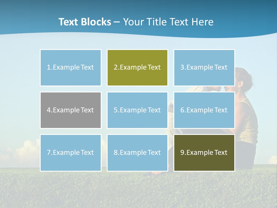 Mother With Son On Sundown Kiss By Nose PowerPoint Template