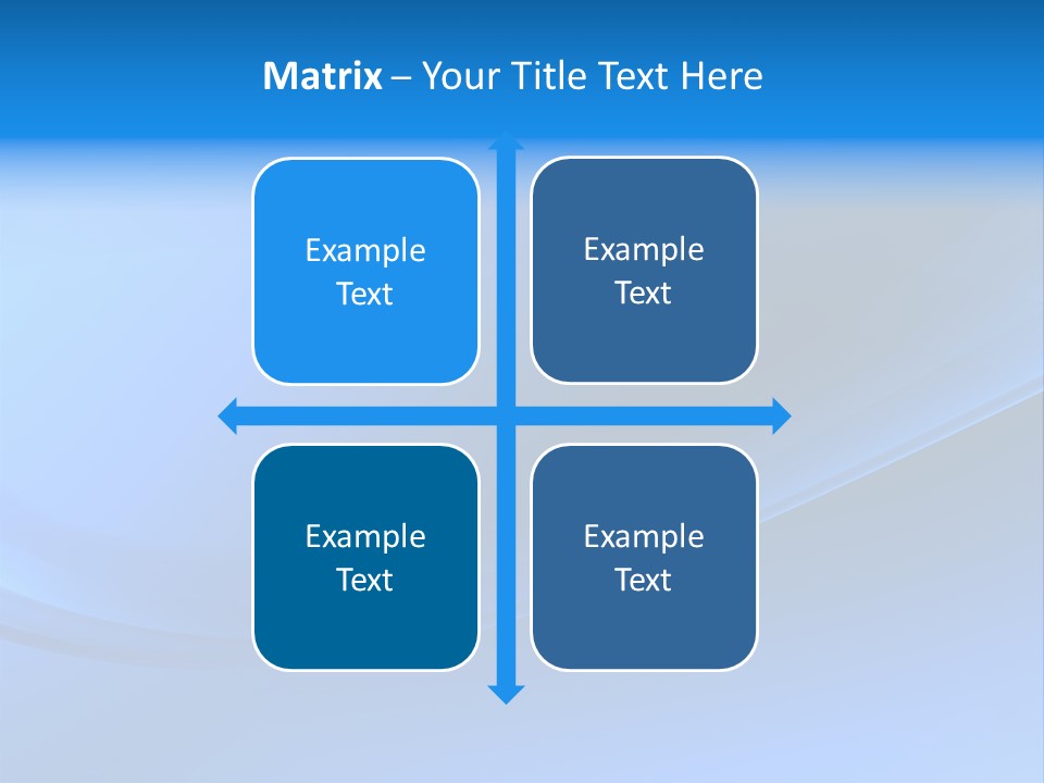 Abstract Blue Waves Background, 3D Rendering PowerPoint Template