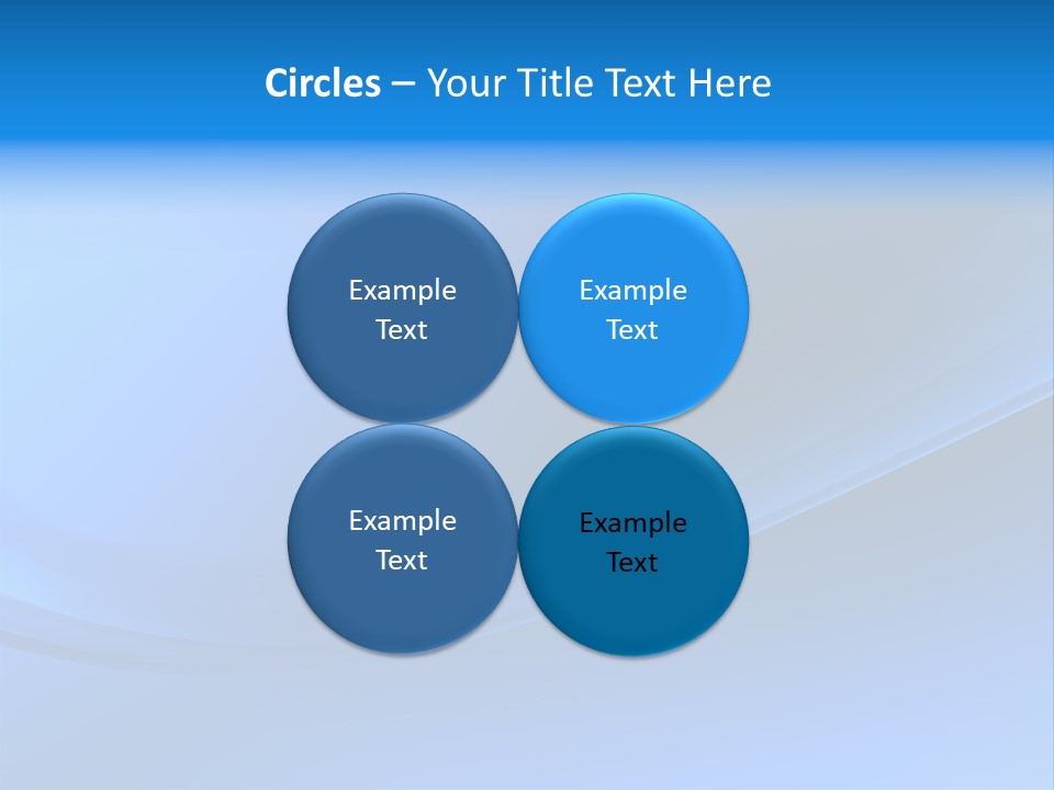 Abstract Blue Waves Background, 3D Rendering PowerPoint Template