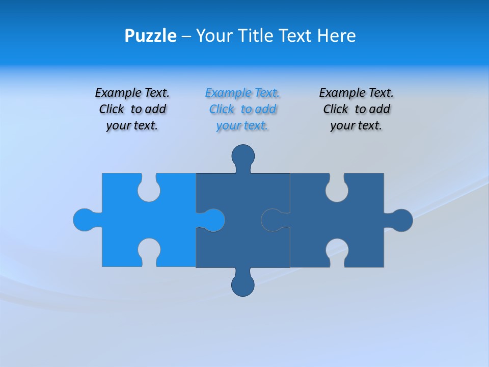 Abstract Blue Waves Background, 3D Rendering PowerPoint Template