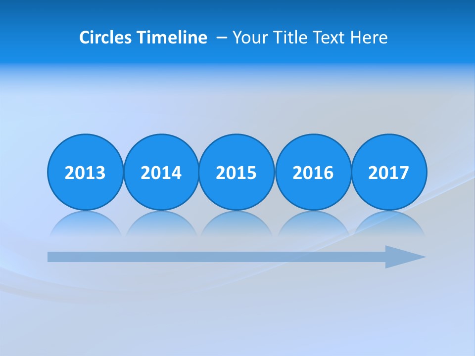 Abstract Blue Waves Background, 3D Rendering PowerPoint Template