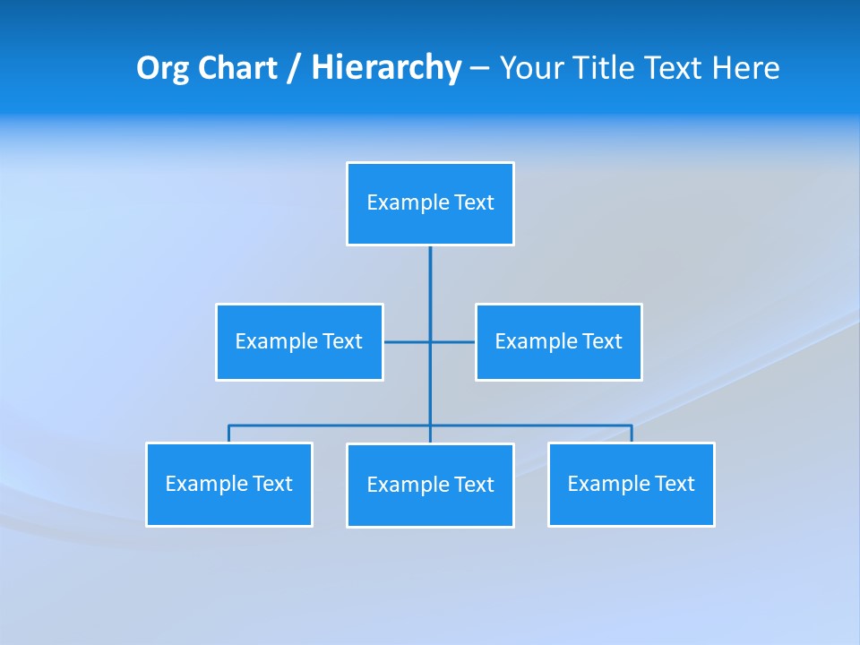 Abstract Blue Waves Background, 3D Rendering PowerPoint Template