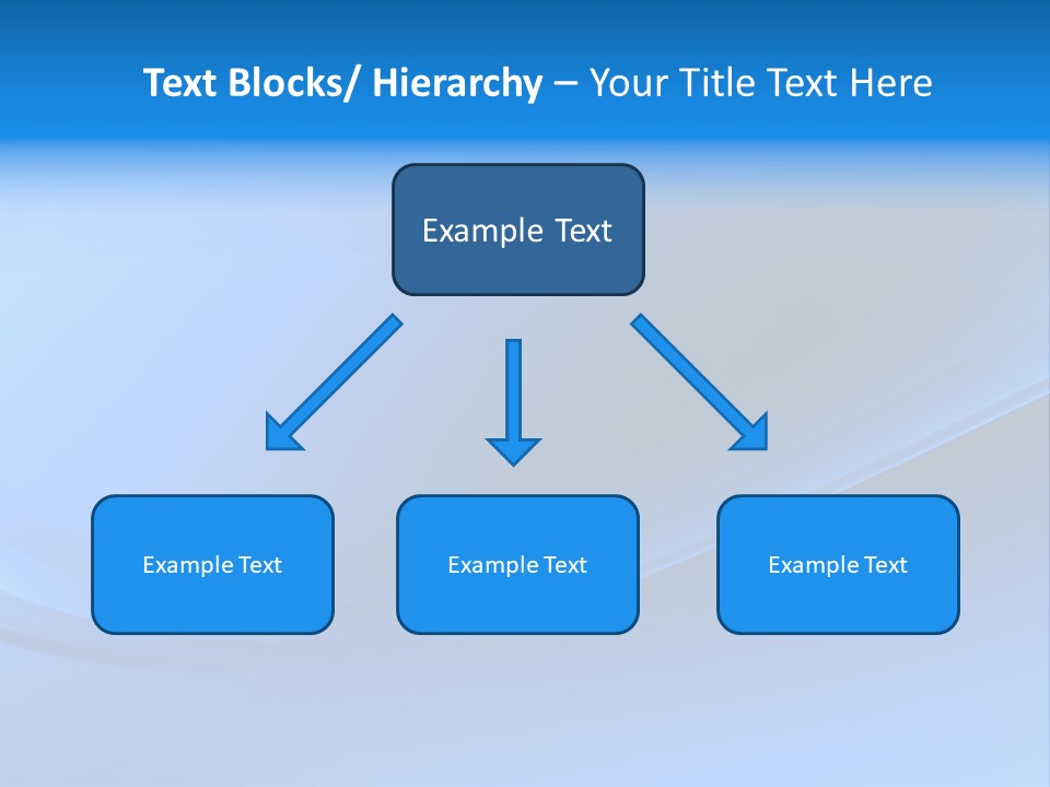 Abstract Blue Waves Background, 3D Rendering PowerPoint Template