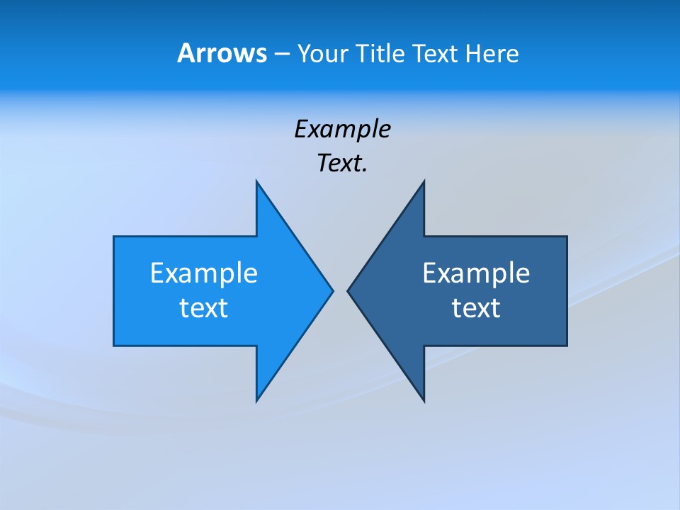 Abstract Blue Waves Background, 3D Rendering PowerPoint Template