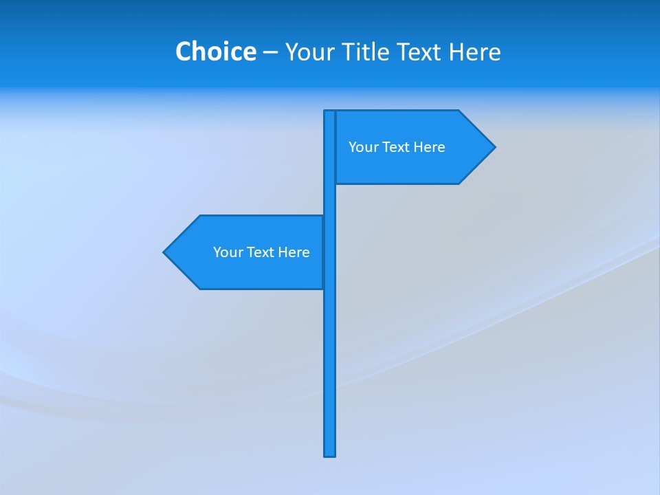 Abstract Blue Waves Background, 3D Rendering PowerPoint Template