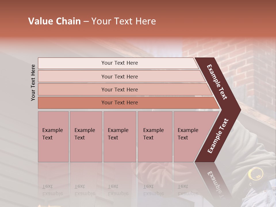 Man Working On Home Ready To Hammer A Nail PowerPoint Template