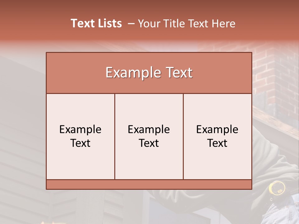 Man Working On Home Ready To Hammer A Nail PowerPoint Template