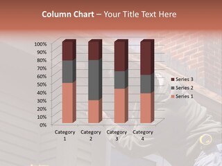 Man Working On Home Ready To Hammer A Nail PowerPoint Template