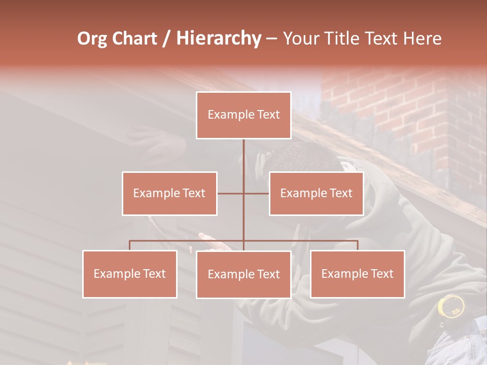 Man Working On Home Ready To Hammer A Nail PowerPoint Template