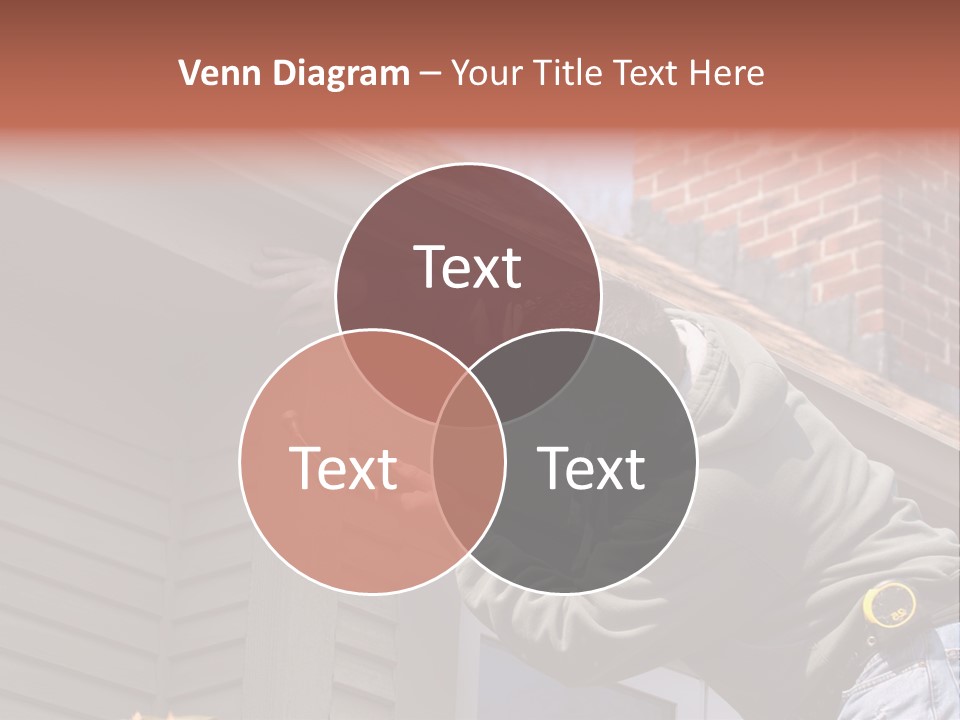 Man Working On Home Ready To Hammer A Nail PowerPoint Template