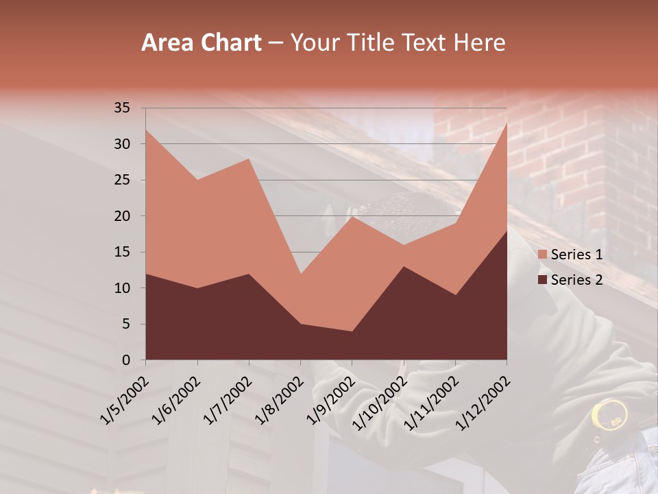 Man Working On Home Ready To Hammer A Nail PowerPoint Template