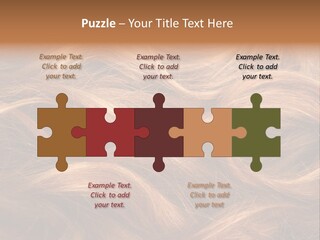 Blonde Hair Background Texture. PowerPoint Template