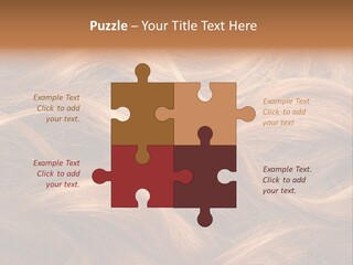 Blonde Hair Background Texture. PowerPoint Template