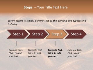 Blonde Hair Background Texture. PowerPoint Template
