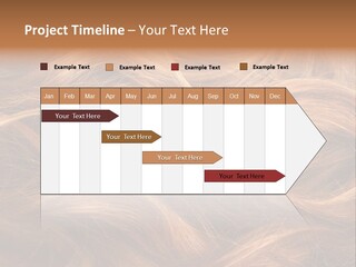 Blonde Hair Background Texture. PowerPoint Template