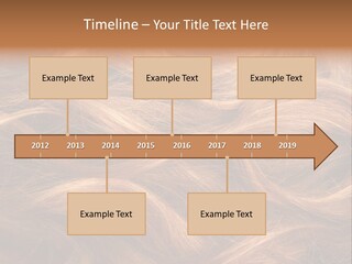 Blonde Hair Background Texture. PowerPoint Template