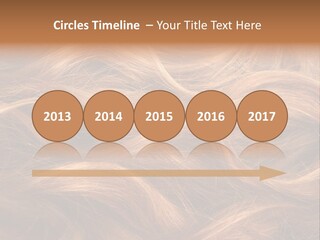 Blonde Hair Background Texture. PowerPoint Template