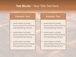 Blonde Hair Background Texture. PowerPoint Template
