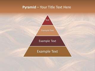 Blonde Hair Background Texture. PowerPoint Template