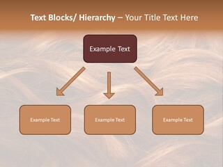Blonde Hair Background Texture. PowerPoint Template