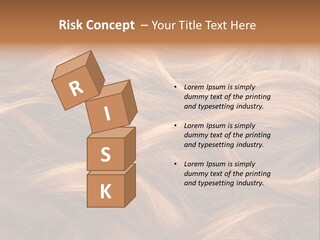 Blonde Hair Background Texture. PowerPoint Template