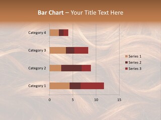 Blonde Hair Background Texture. PowerPoint Template
