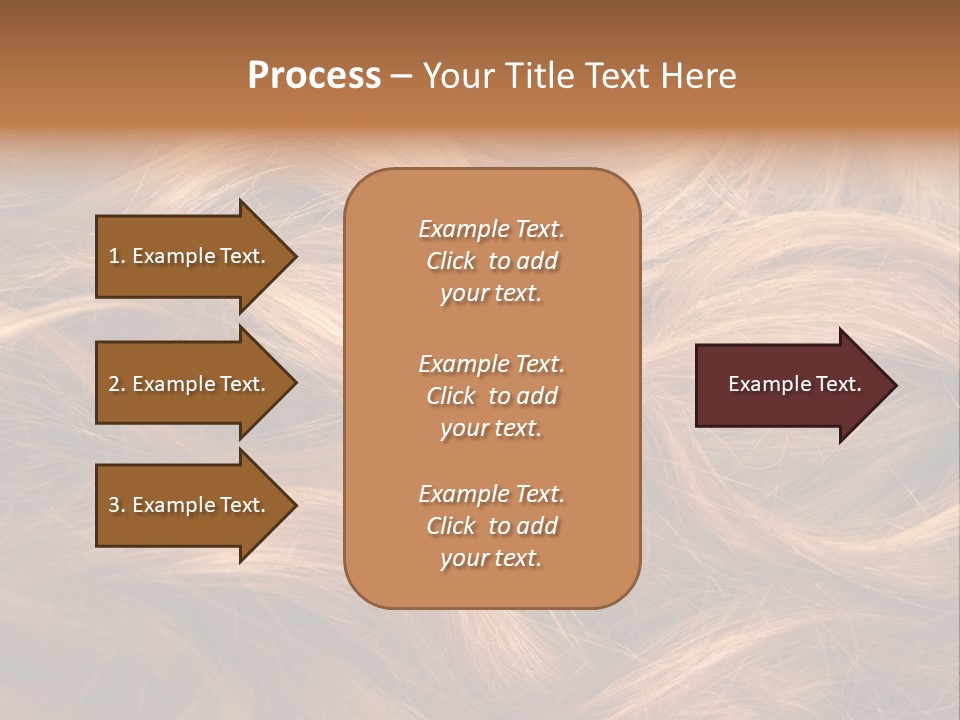 Blonde Hair Background Texture. PowerPoint Template