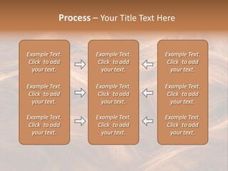 Blonde Hair Background Texture. PowerPoint Template