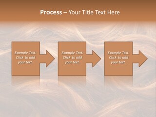 Blonde Hair Background Texture. PowerPoint Template