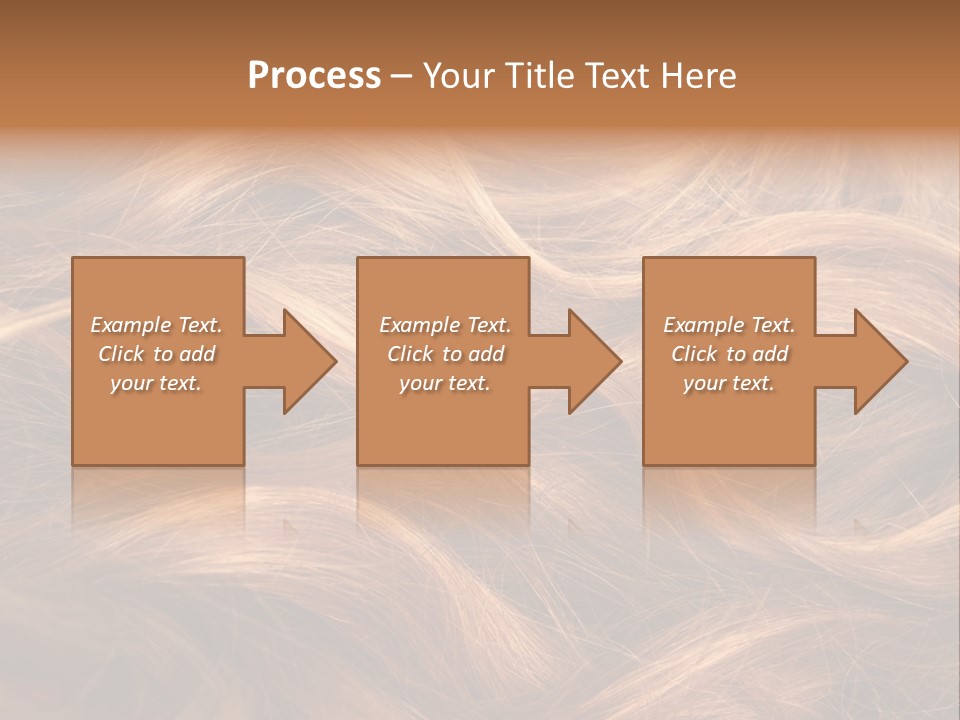 Blonde Hair Background Texture. PowerPoint Template