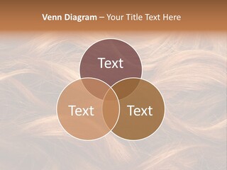 Blonde Hair Background Texture. PowerPoint Template