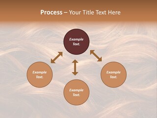 Blonde Hair Background Texture. PowerPoint Template